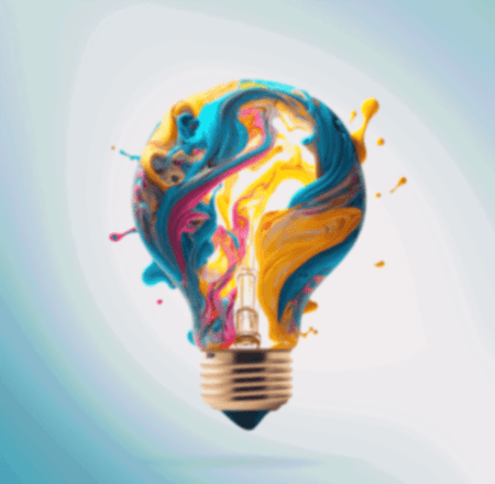 Painted Lightbulb